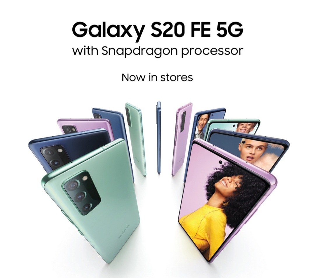 Samsung Galaxy S20 FE 5g with Snapdragon 865 SoC launched.