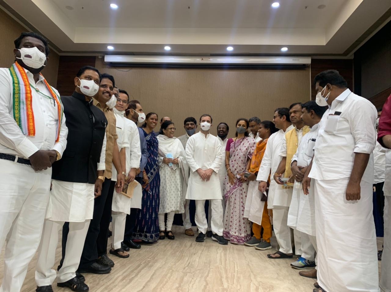 Opposition meet called by Rahul Gandhi.