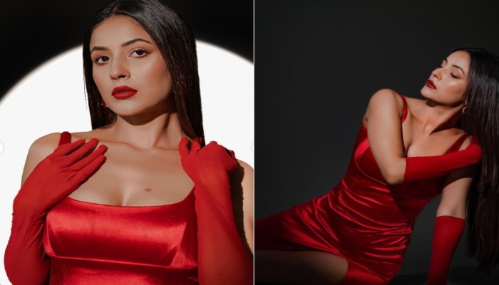 actress-shehnaaz-gill-in-red-dress