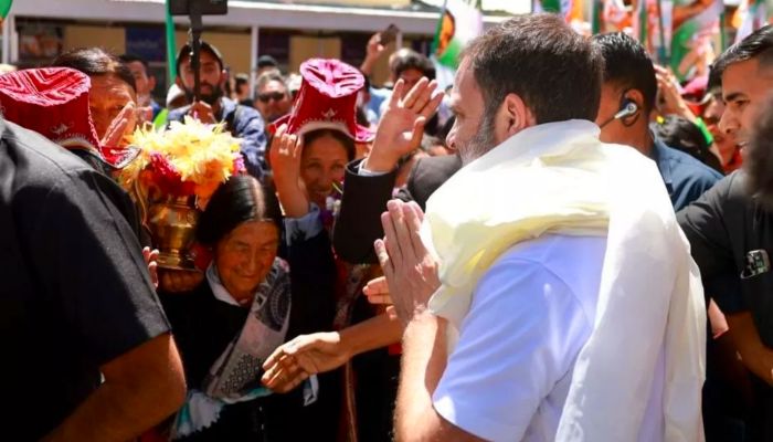 Rahul Gandhi visit in Ladakh