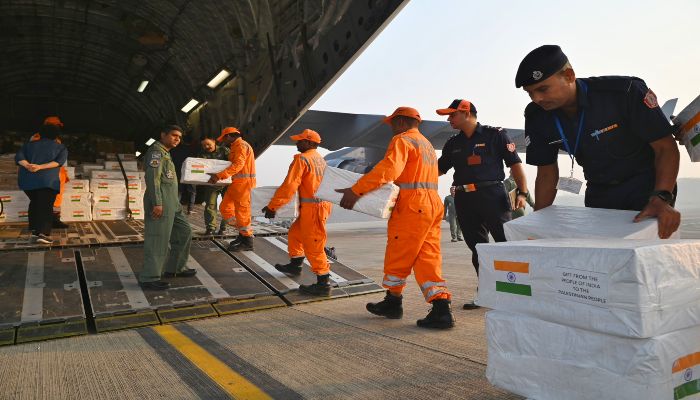 India-sends-Humanitarian-aid-to-Palestine