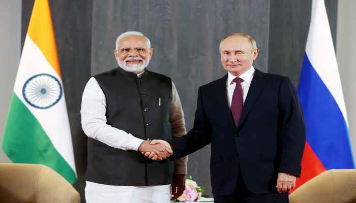 Putin India and Russia praising Modi